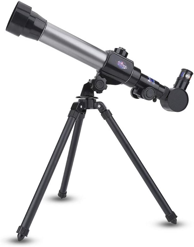 Astronomical Telescope, Folding Tripod Refractor with 3 Interchangeable ...