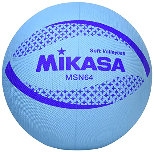 ミカサ(MIKASA) カラーソフトバレーボール 円周64cm 重量150g(ブルー) MSN64-BL