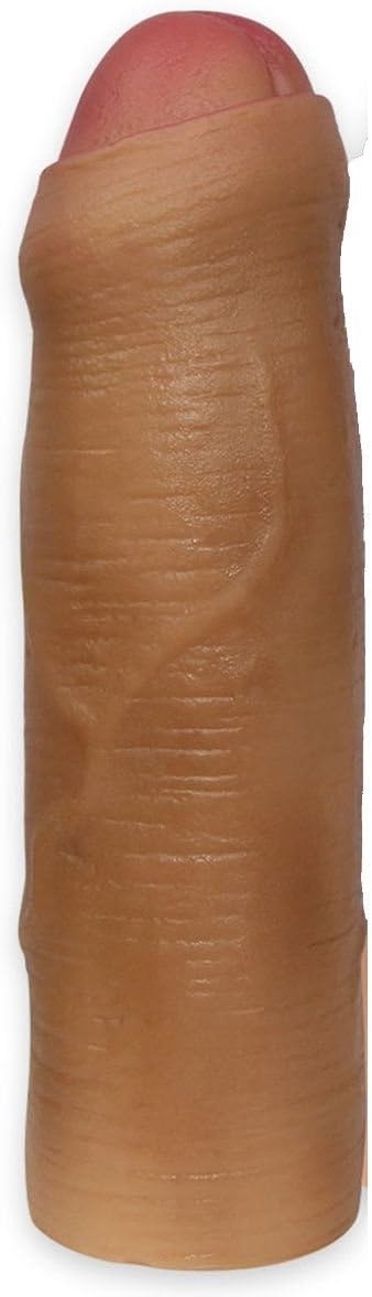 Robertino Male Silicone Uncircumcised Uncut Extender Extension Sleeve 1" Extra Toy Product №6165