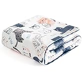 Hofasiii Unisex Lightweight Minky Baby Blanket - Super Soft Plush, Newborn & Toddler, 30x40, Gender Neutral Dot Backing