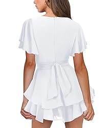 Nova In Sky White Short Dresses for Woman Petite