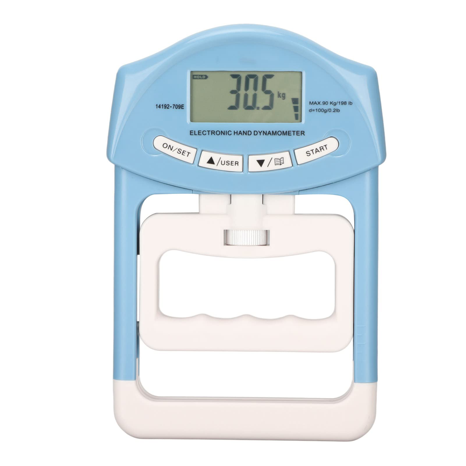 Digital Hand Dynamometer, Electronic Hand Grip Strength Tester Grip Strengthener, Finger Measuring, Auto Capturing Electronic Hand Grip, Hand Exerciser Meter for Athletes Home Car