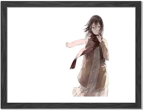 Amazon Co Jp 装飾画 アニメポスター印刷 フォトフレーム付き 進撃の巨人ポスター 222 サイズ 14 11 36 33cm ホーム キッチン