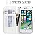 FYY Designed for iPhone SE Case 2022 (3rd Gen) / iPhone SE Case 2020 (2nd Gen) / iPhone 7 Case/iPhone 8 Case, Luxury PU Leather Wallet Phone Case with Card Holder Flip Kickstand Cover Ice