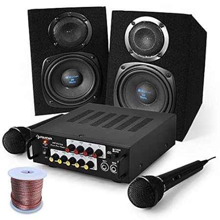 elektronik star Karaoke Set Pony`s Ranch Boxen, Mikrofon, 400W