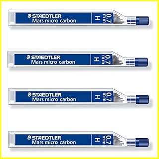 EAN 4007817213919 product image for STAEDTLER Mars micro carbon 250 0.7mm H - Pencil lead refills - 4 Tubes / Packs  | upcitemdb.com