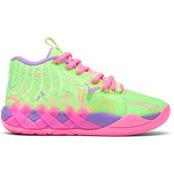 Amazon.com | PUMA Kids Boys Mb.01 Inverse Toxic Lace Up Sneakers