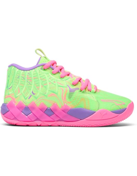 Amazon.com | PUMA Kids Boys Mb.01 Inverse Toxic Lace Up Sneakers