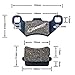 (DP1) UMPARTS Rear Disc Brake Pad Shoes for TaoTao ATV Four Wheelers 110cc ATA-110D / ATA110-D / ATA 110 D / ATA110D