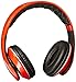 Nakamichi NK950 Series On-The Ear Headphones with Mic - Retail Packaging - Red