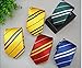 Tie Costume Striped Necktie Halloween Cosplay Party Supplies Accessories for Kids and Adults (Yellow)