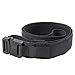 Motusamare 1000D Nylon Webbing Military Style Tactical Heavy Duty Belt, Black, Medium