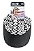 Scunci Visor Headwrap, Black/White Aztec
