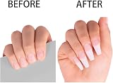 ILLUVA 500 Pieces False Nail Tips 10 Sizes Square Natural Acrylic Tips view 4