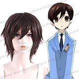Flyingdragon Ouran High School Host Club Haruhi Fujioka Short Brown Cosplay Wig