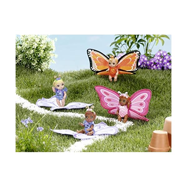 Zapf Creation 904336 BABY born Surprise Babies 5 - kleine Schmetterlingspüppchen mit Trink- und Pipi-Funktion, magischer… – Bild 5