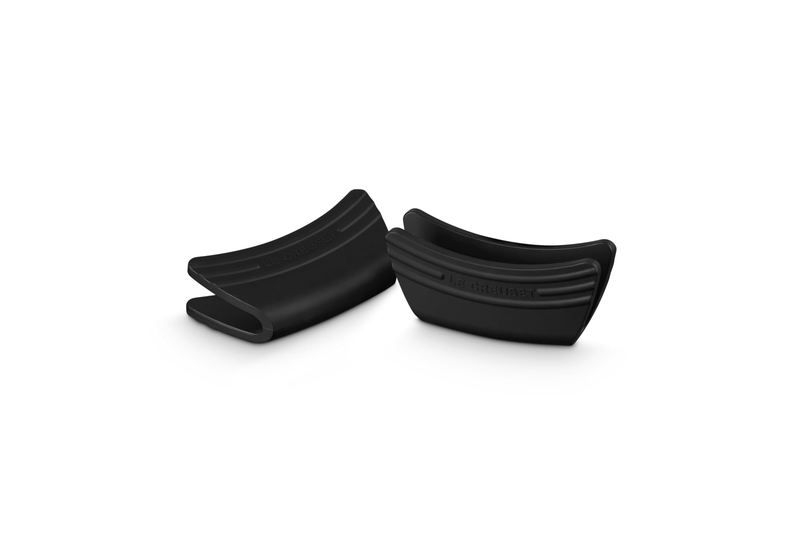 LE CREUSET x2 Silicone Side Handle Grip Black Onyx -Standard Pkg โ image 1