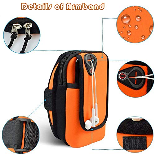 Cell Phone Armband for Running, Hiking, Waterproof Phone Holder for Arm Case for iPhone XR XS 8 7 stylo 3 Samsung Galaxy… - Image 6