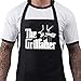 Bang Tidy Clothing BBQ Apron Funny Grill Aprons for Men The Grillfather Men’s Grilling Gifts Black
