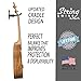 String Swing Ukulele Wall Mount Stand for Mandolin Ukele Banjo – Concert Pineapple Soprano Tenor and Baritone Compatible – Safety Home or Studio Accessories without Case – Red CC11UK