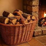 Linea Garden Friend Wicker Log Basket C1550110 - High Quality view 2