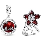 Vegaine Gold Flower Family Charms for Bracelet 925 Sterling Silver Bead Charm for Women Jewelry Present