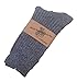 Lian LifeStyle Women's 6 Pairs Knitted Wool Socks One Size 7-10