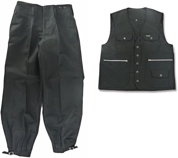 Amazon Co Jp 寅壱 寅一 9309シリーズ 上下セットベスト ニッカズボン 9309s 作業着 作業服 ニッカポッカ 寅一 鳶服 服 ファッション小物