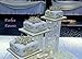 Forbes Favors ™ Set of 4 Acrylic Crystal Chandelier Cake Stand Asian Style With Battery LED Lights Wedding Cake, Anniversary or Special Occasion (Diameters 6