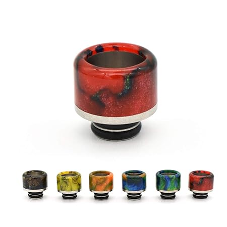 Vaprotown 510 Drip Tip aus Epoxidharz für SMOK TFV8 Baby Beast Tank, Alien Kit, QBOX Kit, AL85 Kit