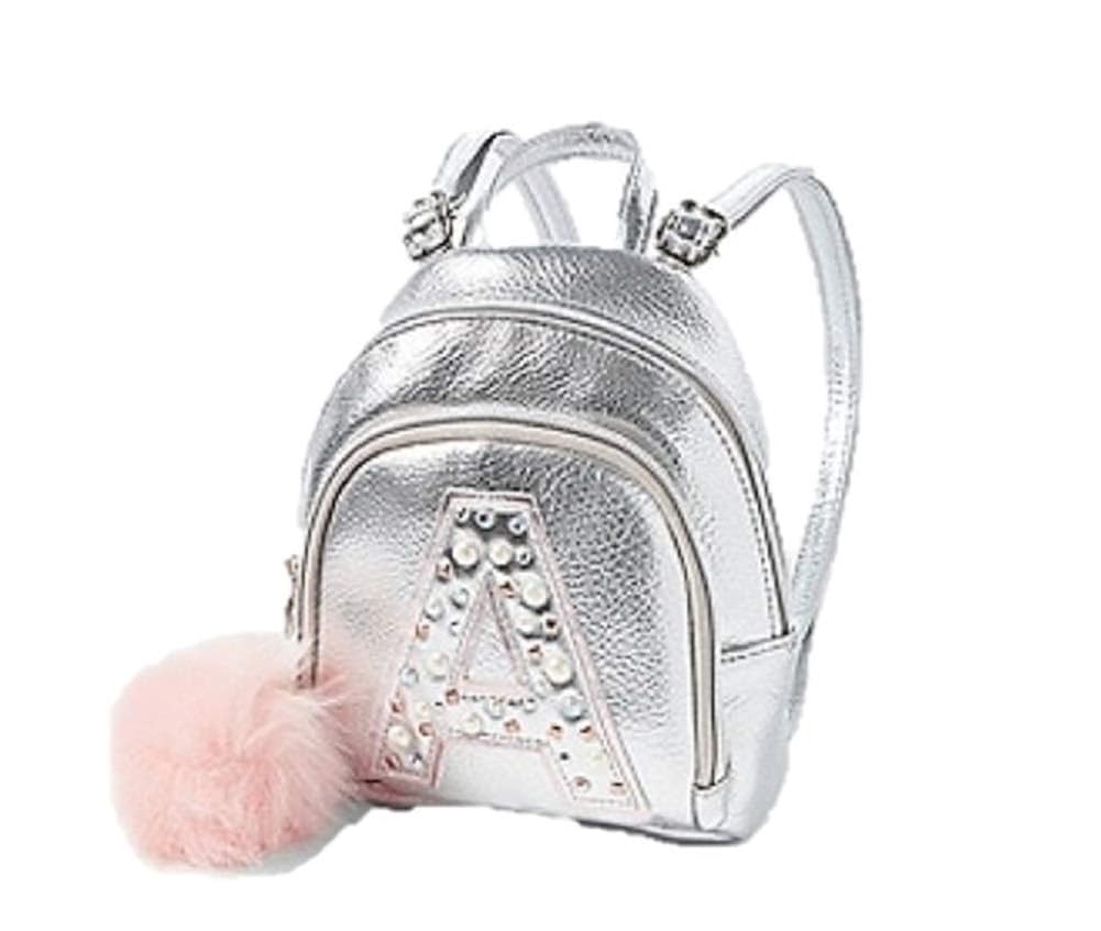 mini backpack with initial