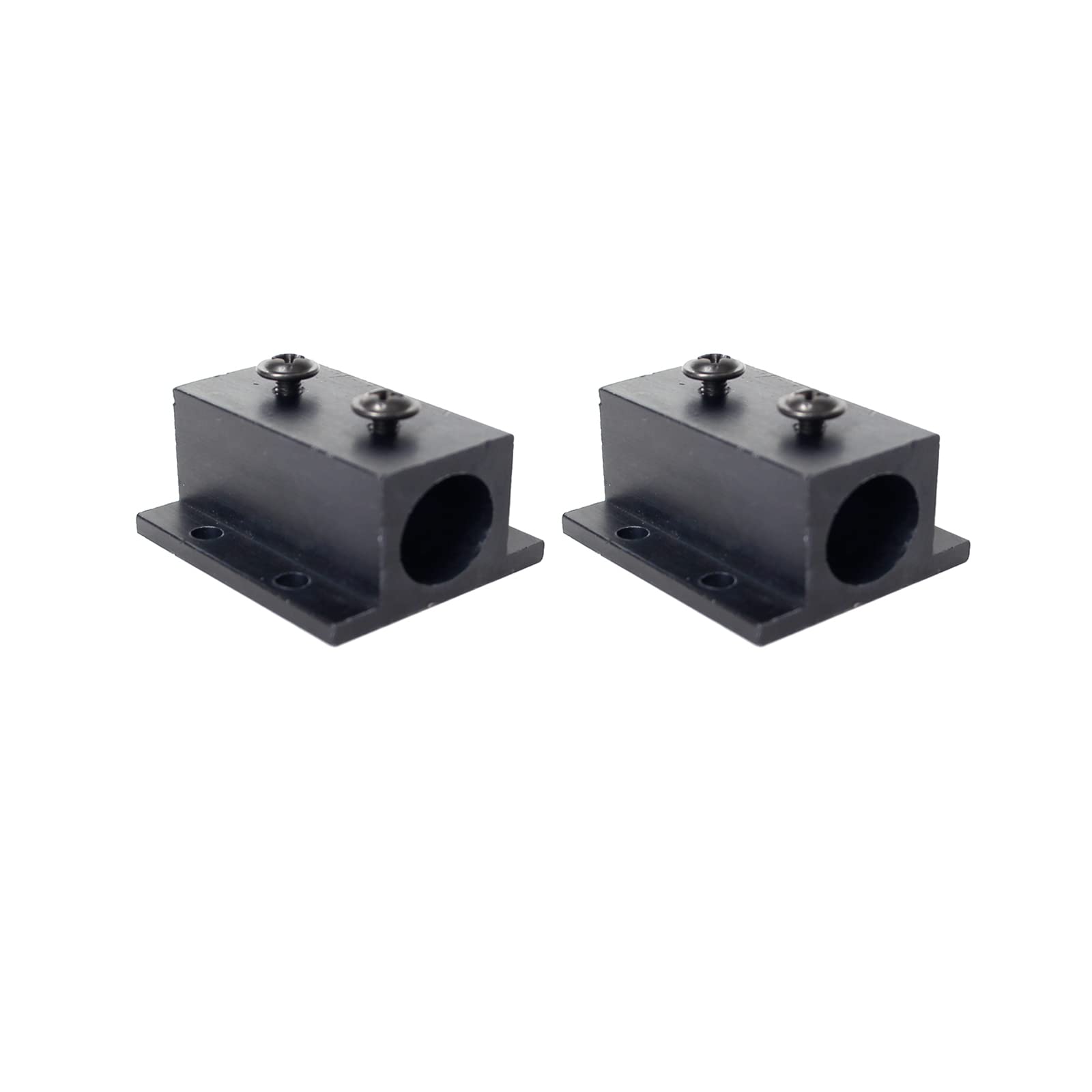 Black all -aluminum waterworking seat Lidar set heat sink bracket Laser fixed bracket for 12mm laser module（1.18″×0.7″×1.38″） (2pack) — image 1