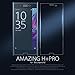 [3Pack] Tempered Glass Screen Protector for Xperia XZ/XZS Glass 0.33mm 2.5D 9H Hardness [Anti Scratch][Anti-Fingerprint] Bubble Free.