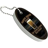 GRAPHICS & MORE Happy Hour Zone No Work Beyond This Point Beer Floating Keychain Oval Foam Fishing Boat Buoy Key Float