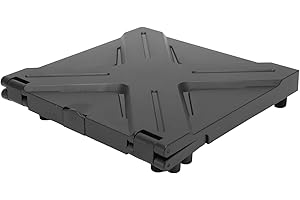 Bewinner Dust Filter Cover for Series X Console - ABS Heat Dissipation & Dust Protection Lid with VR Storage Hook (Black)