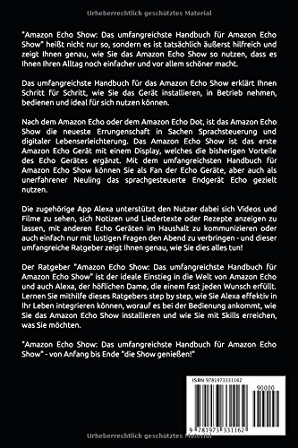 Amazon Echo Show Das Umfangreichste Handbuch Für Amazon