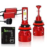 Ylife H11 H8 H9 LED Car Headlight Bulbs, 9600LM 6000K Head Lights with CREE XHP50 LED Chip, Head Lamp Conversion Kit for Car Vehicles Truck