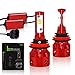 Ylife H11 H8 H9 LED Car Headlight Bulbs, 9600LM 6000K Head Lights with CREE XHP50 LED Chip, Head Lamp Conversion Kit for Car Vehicles Truck