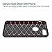 iSPECLE 7C0501 iPhone 7 Case Soft TPU Shock Absorption Carbon Fiber Design on Case Surface Bumper Case Protective for Screen and Camera Anti-Slip Grip Light Weighted Case - Black