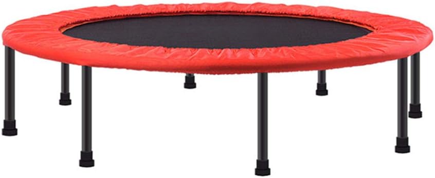 DJXLMN Round Sport Fitness Trampoline, 48 Inch Indoor/Outdoor Exercise Bouncer Trampette, for Cardio, Weight Loss, Improving Balance