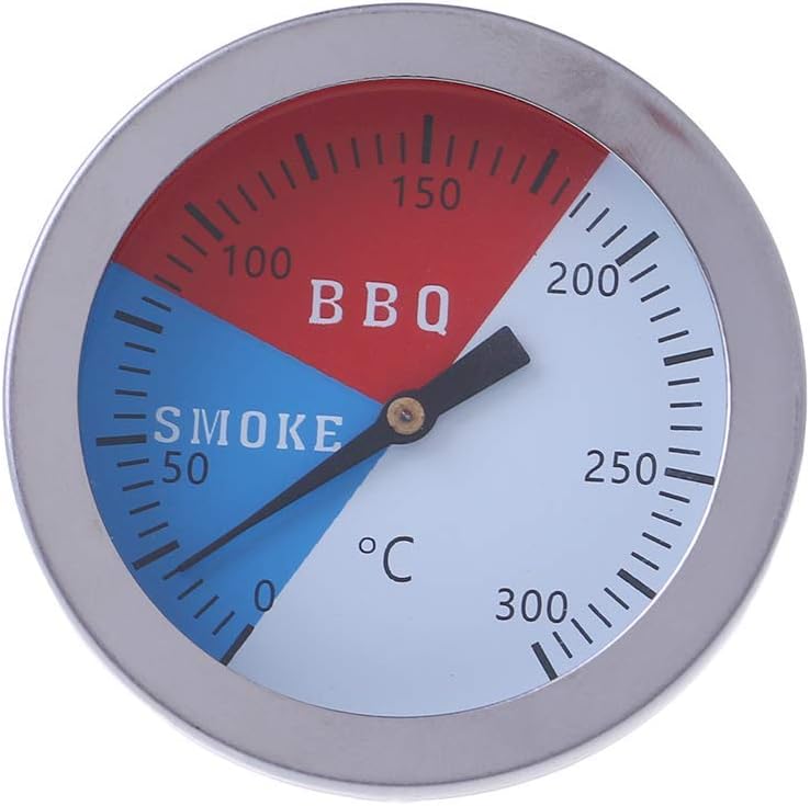 Sitrda - Termómetro de Acero Inoxidable de 300 Grados para Barbacoa