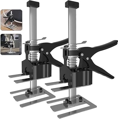 MEETOZ Labor Saving Arm Tool 2PC Hand Jack Lift Tile Locator Height Adjuster
