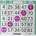 Power Dot Bingo Delight Purple Birthday Cake Bingo Dauber