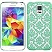 Thousand Eight Design Slim and Stylish Profile Crystal Rubber Case for Samsung Galaxy S5 ,Green