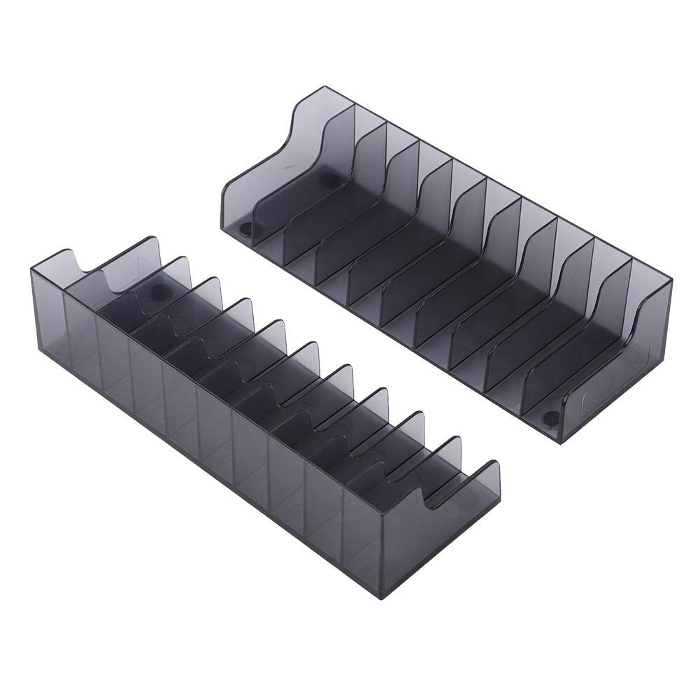 Wendry 2 PCS Game CD Storage Rack, Large Capacity Game Card Box,Corrosion Resistant Wear Resistant CD Storage Stand Holder for PS4/SLIM/PRO