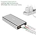 EMNT Portable Charger, Ultra Capacity 22000mAh Portable Power Bank,Dual USB External Battery Pack with Type C Output&Input and QC3.0 Output for iPhone X/8/8 Plus/7/7plus,Samsung galaxys9 s8 s7 Grey