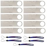 Kingston (TM) Digital 16GB DTSE9 G2 Data Traveler 10 Pack 3.0 USB High Speed Flash Drive with (5) Everything But Stromboli (TM) Lanyards