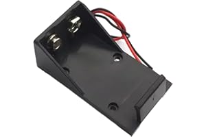 2xPractical 9V Battery Clip Holder Case Power Solution Empty Battery Storage Box Without Cover for Project