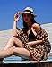 Women's Floral Kimono Cover Up Lightweight Leopard Chiffon Beachwear for Bikini Bathing Suit Cardigan and Swimwear(One Size,Leopard)