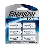 Energizer 123 Lithium Photo Batteries, cr123a Battery, (6 Count)